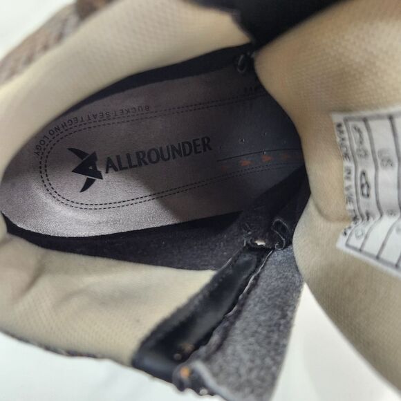 ALLROUNDER By Mephisto Neblina Dark Sand Side Zip Lace Up Hiking Boot 6 - Picture 11 of 11